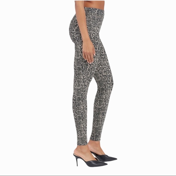 Spanx Jean-ish Snake Print Leggings - Picture 3 of 6
